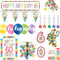 60th Rainbow Birthday Decoration Pack