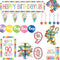 90th Rainbow Birthday Decoration Pack