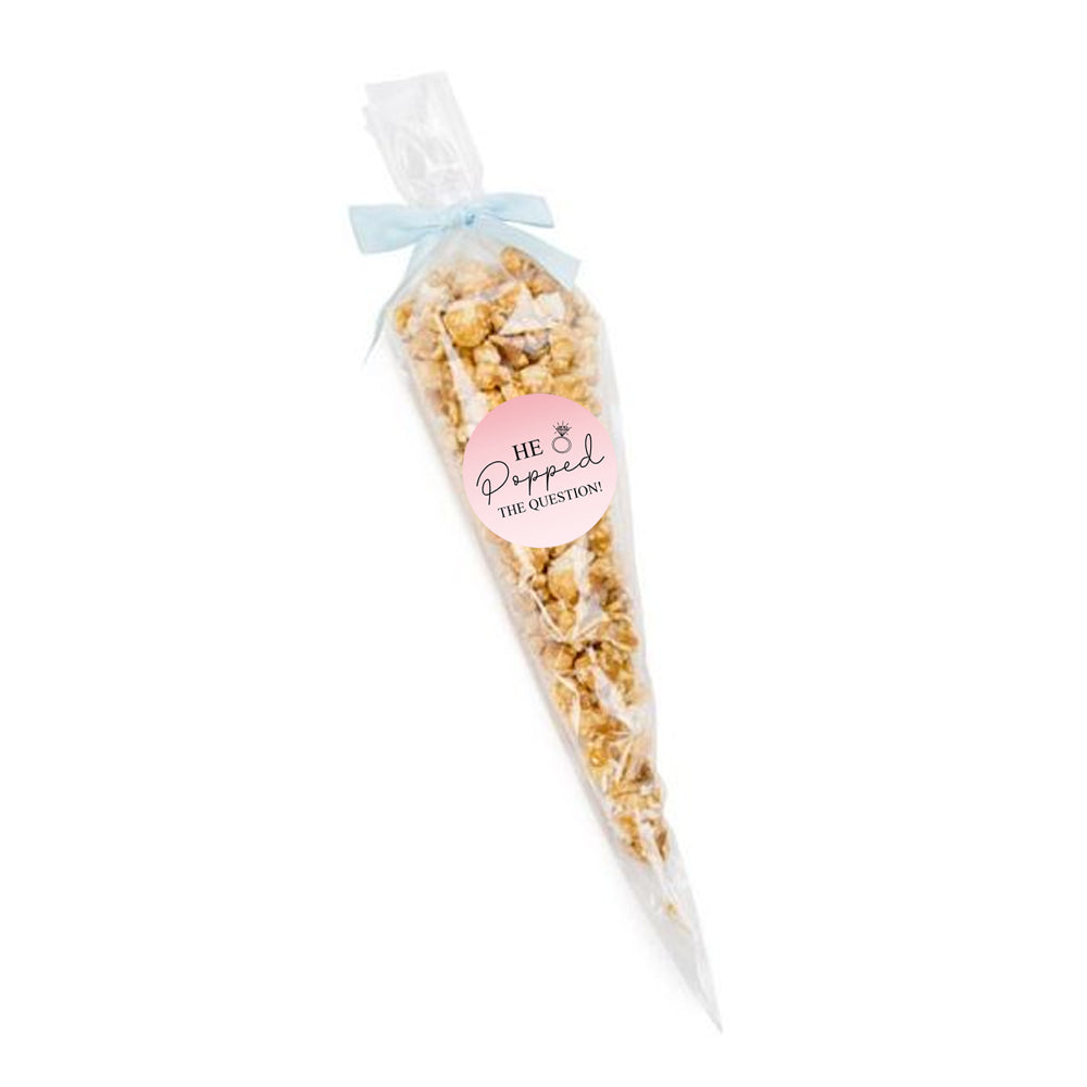 He Popped The Question Popcorn Bag Kit - Pack of 10