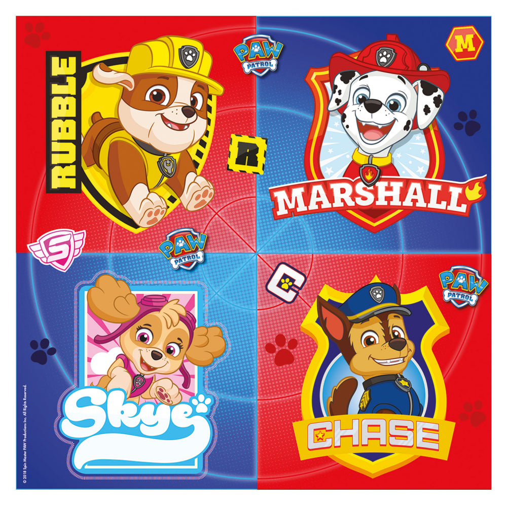 Paw Patrol Paper Napkins - 33cm - Pack of 16