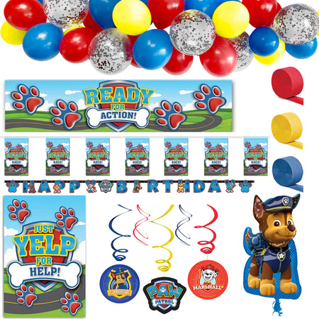 Paw Patrol Party Decoration Pack