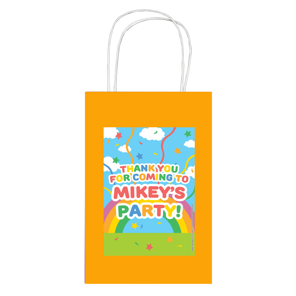 Personalised Hey Doggy Paper Party Bags - Pack of 12