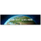 Earth Personalised Banner - 120cm x 30cm