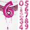 Inflated Single Number Pink Giant 35
