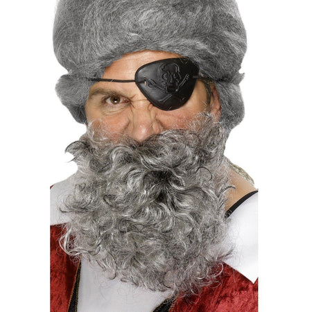 Light Grey Deluxe Pirate Beard