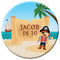 Personalised Pirate Badge - 58mm