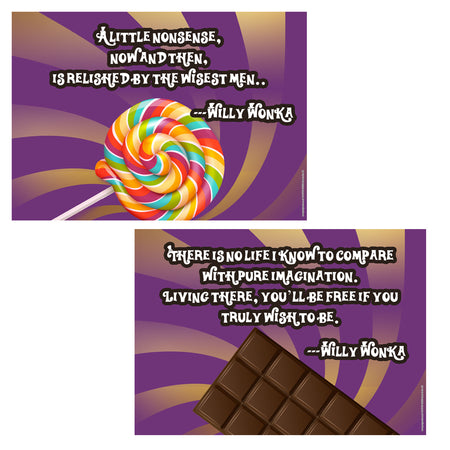 Wonka Chocolate Factory Poster Pack - Pack of 2