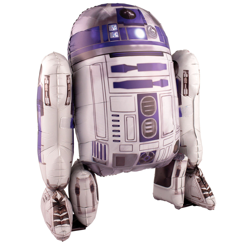 Star Wars R2-D2 Lifesize AirWalker Foil Balloon - 96cm | Party Packs