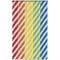 Assorted Colour Stripe Paper Straws - Pack of 40
