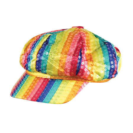 Rainbow Sequin Cap