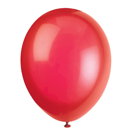 Red Latex Balloons - 12