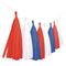 Red, White and Blue Tassel Garland - 6m