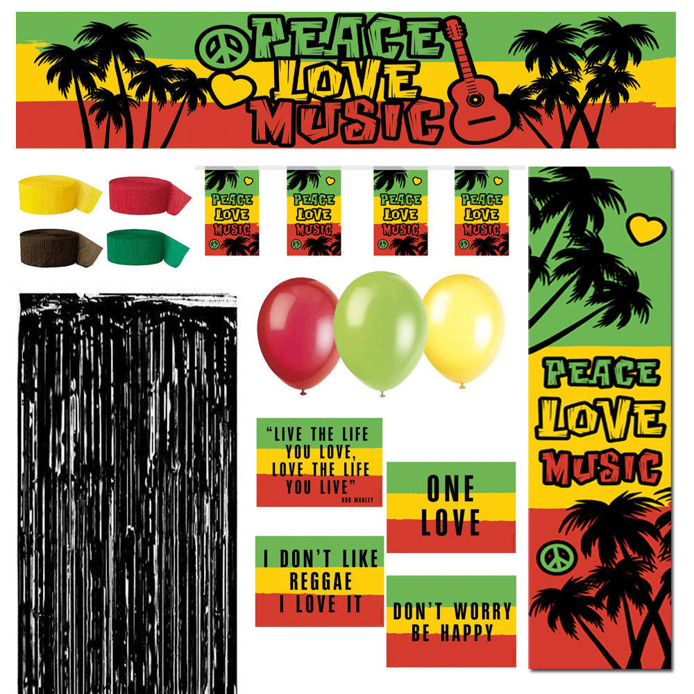 Reggae Themed Decoration Pack