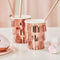 Rose Gold Fringe Cups - Pack of 8