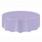 Lavender Round Plastic Tablecloth - 2.13m