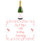 40th Ruby Anniversary Personalised Wine Bottle Labels - Pack of 4