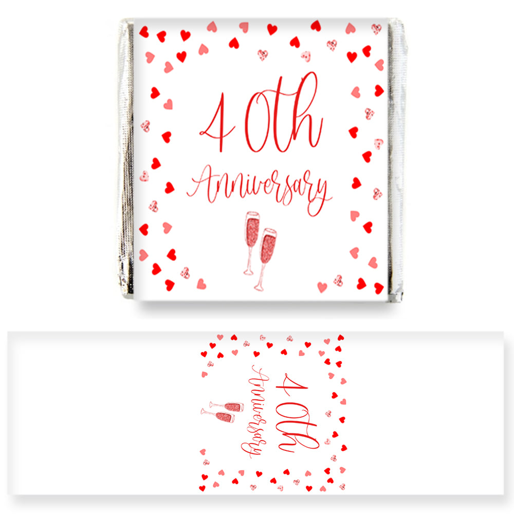 Ruby 40th Anniversary Chocolates- Pack of 16