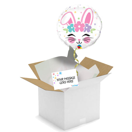 Send a Balloon Easter Bunny Face - 18