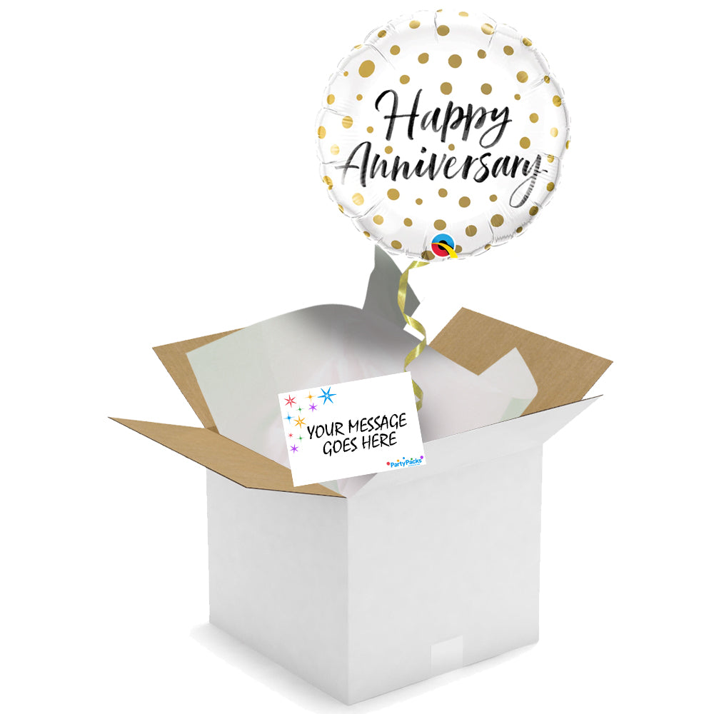 Send a Balloon - Happy Anniversary - 18"
