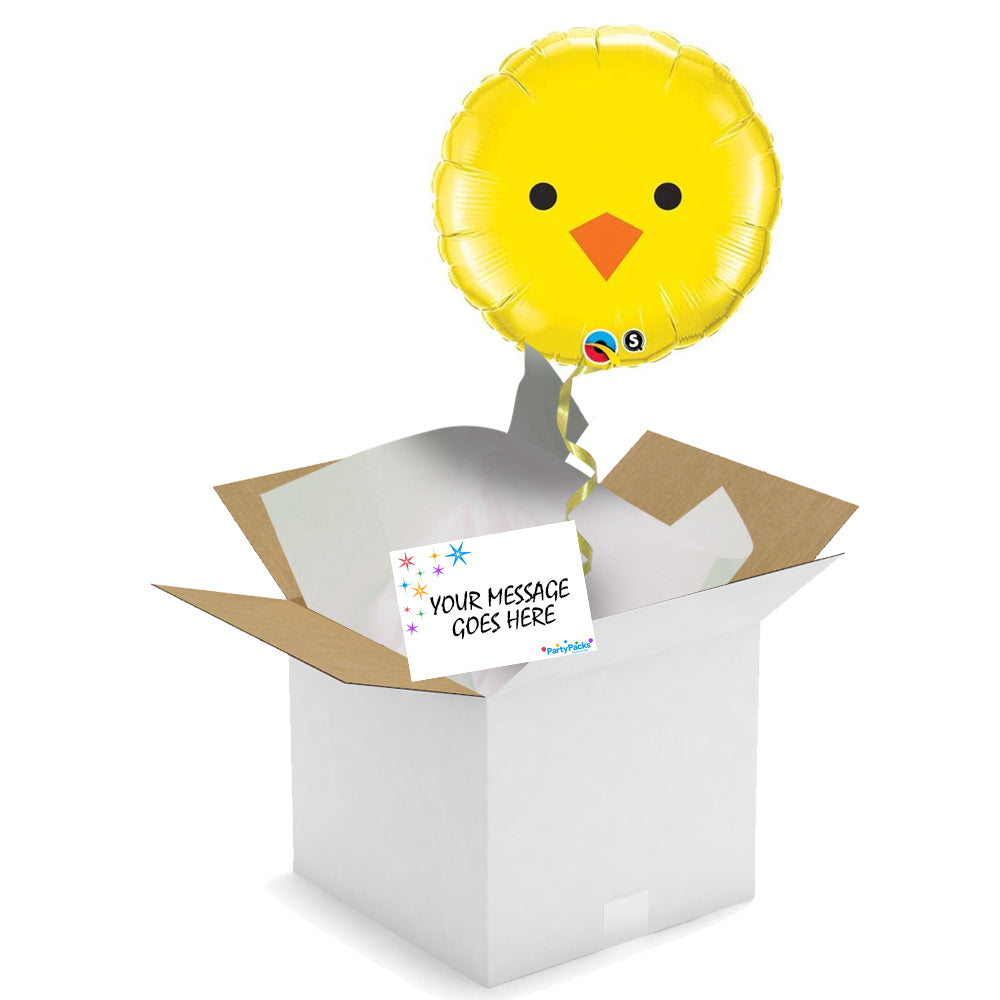Send a Balloon Easter Chick - 18"