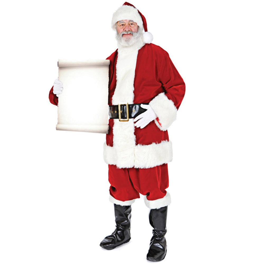 Santa Claus With Small Sign Lifesize Cardboard Cutout - 1.8m