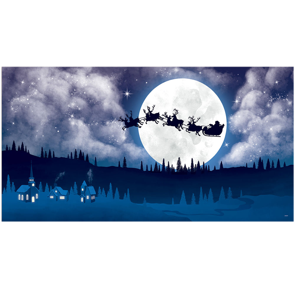 Santa's Sleigh Backdrop - 1.65m