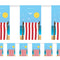 Seaside Deckchair Paper Bunting - 2.4m