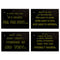 Star Wars Jedi Quotes Posters - Pack of 4