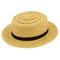 Straw Boater Hat