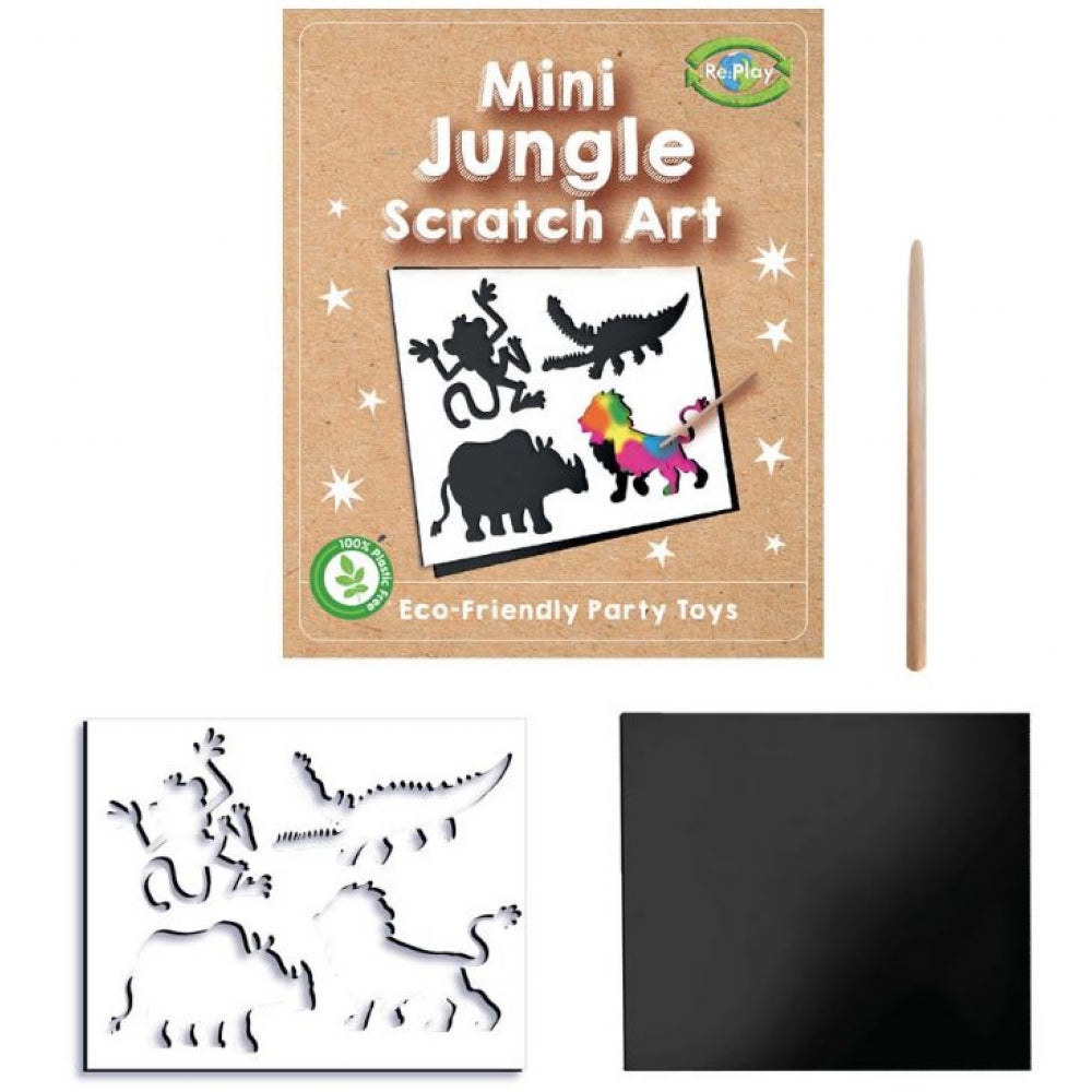 Jungle Mini Scratch Art - Plastic Free