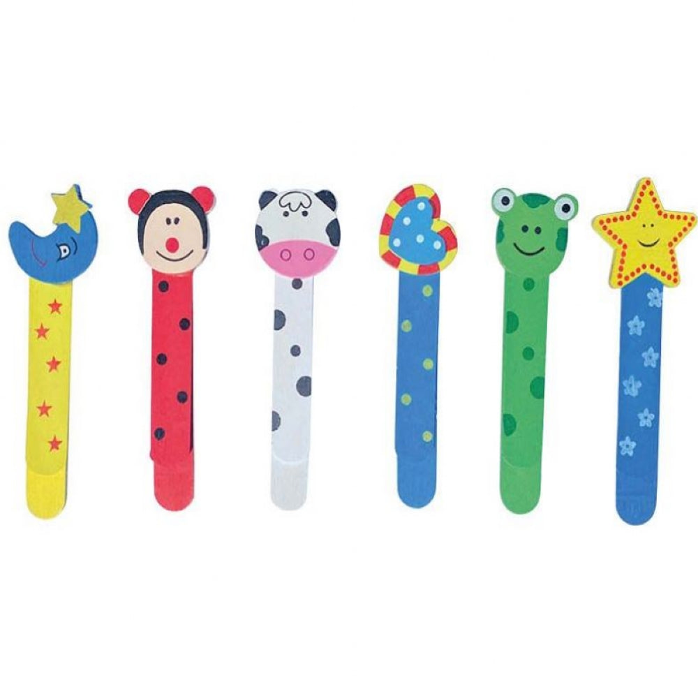 Children's Wooden Bookmarks -10.5cm - Each