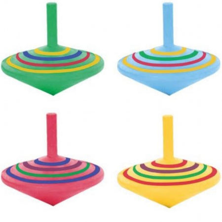 Children's Wooden Spinning Tops - 4cm - Each