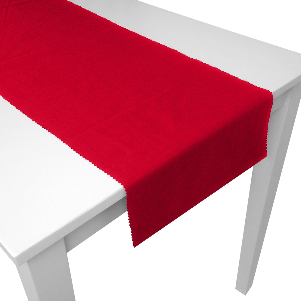 Red Pattern Table Runner Red Fabric Table Runner - 1.1m – Party Packs