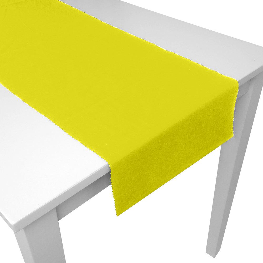 Yellow Fabric Table Runner - 1.1m