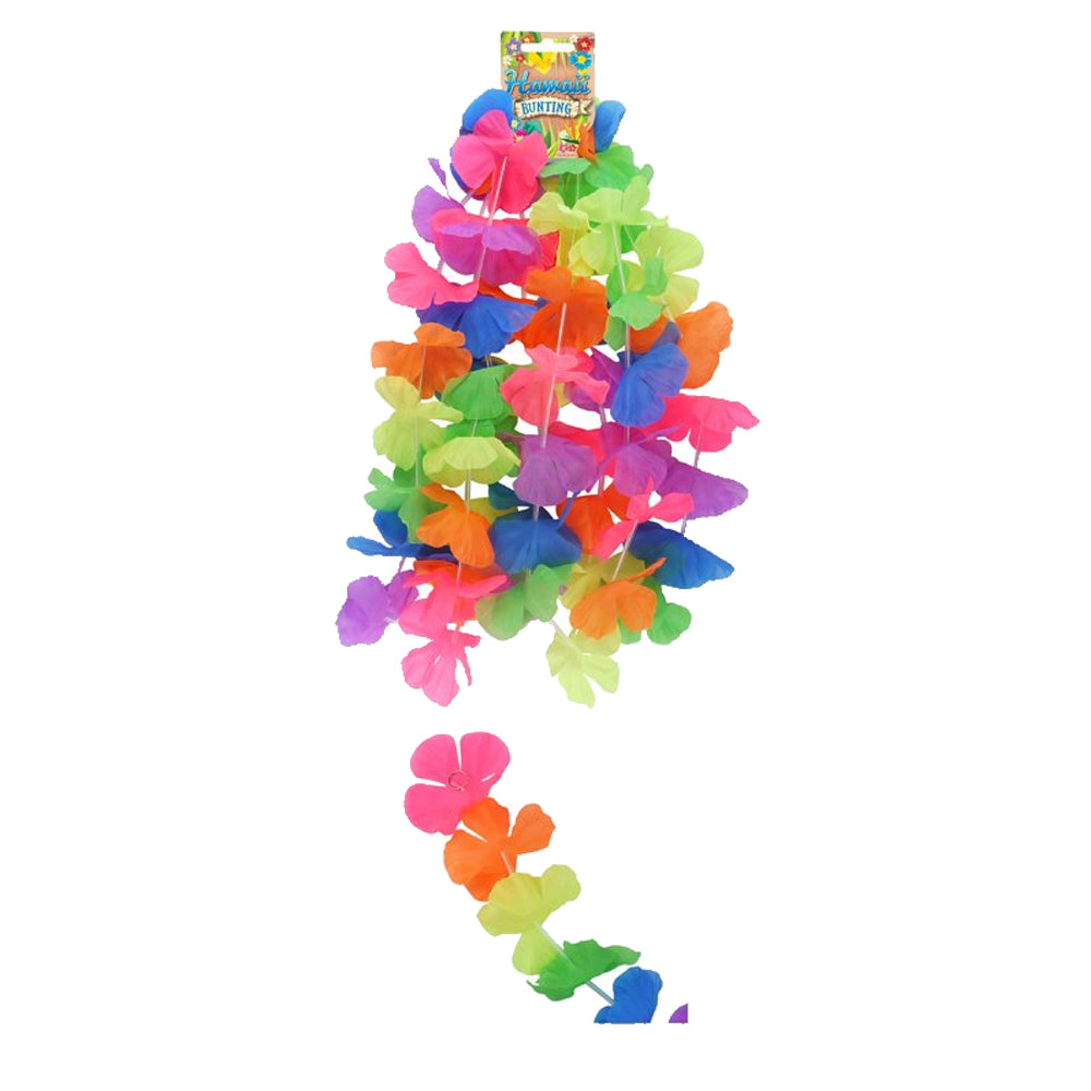 Neon Rainbow Lei Bunting - 3m