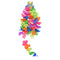 Neon Rainbow Lei Bunting - 3m