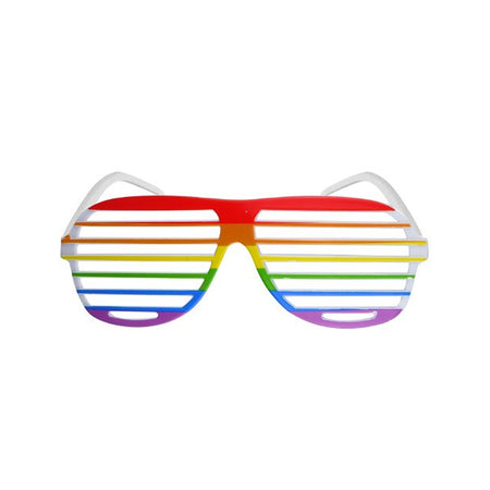 Shutter Rainbow Pride Glasses