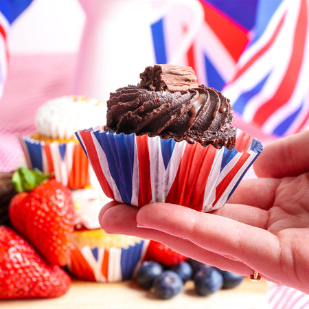 Union Jack Cupcake Cases - Pack of 100