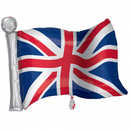 Great Britain Union Jack Flag Balloon Supershape - 68cm