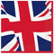 Union Jack Luncheon Napkins - Pack of 16
