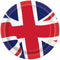 Union Jack Paper Plates - 23cm - Pack of 8