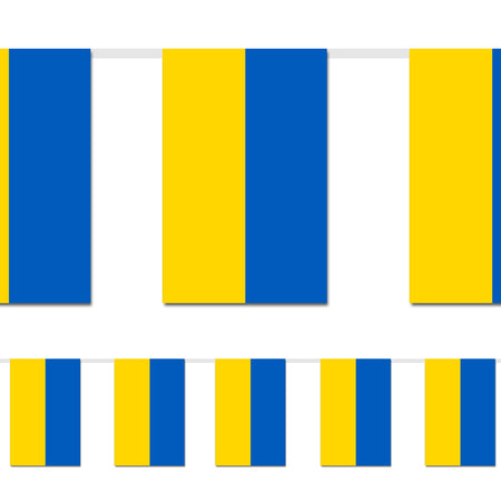 Ukraine Small Flag Interior Bunting - 2.4m