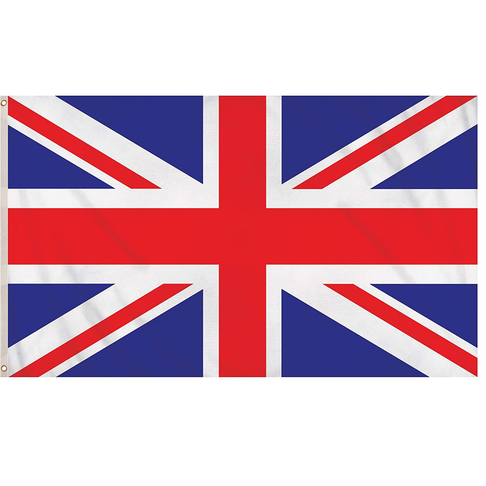 Giant British Union Jack Fabric Flag - 8ft x 5ft