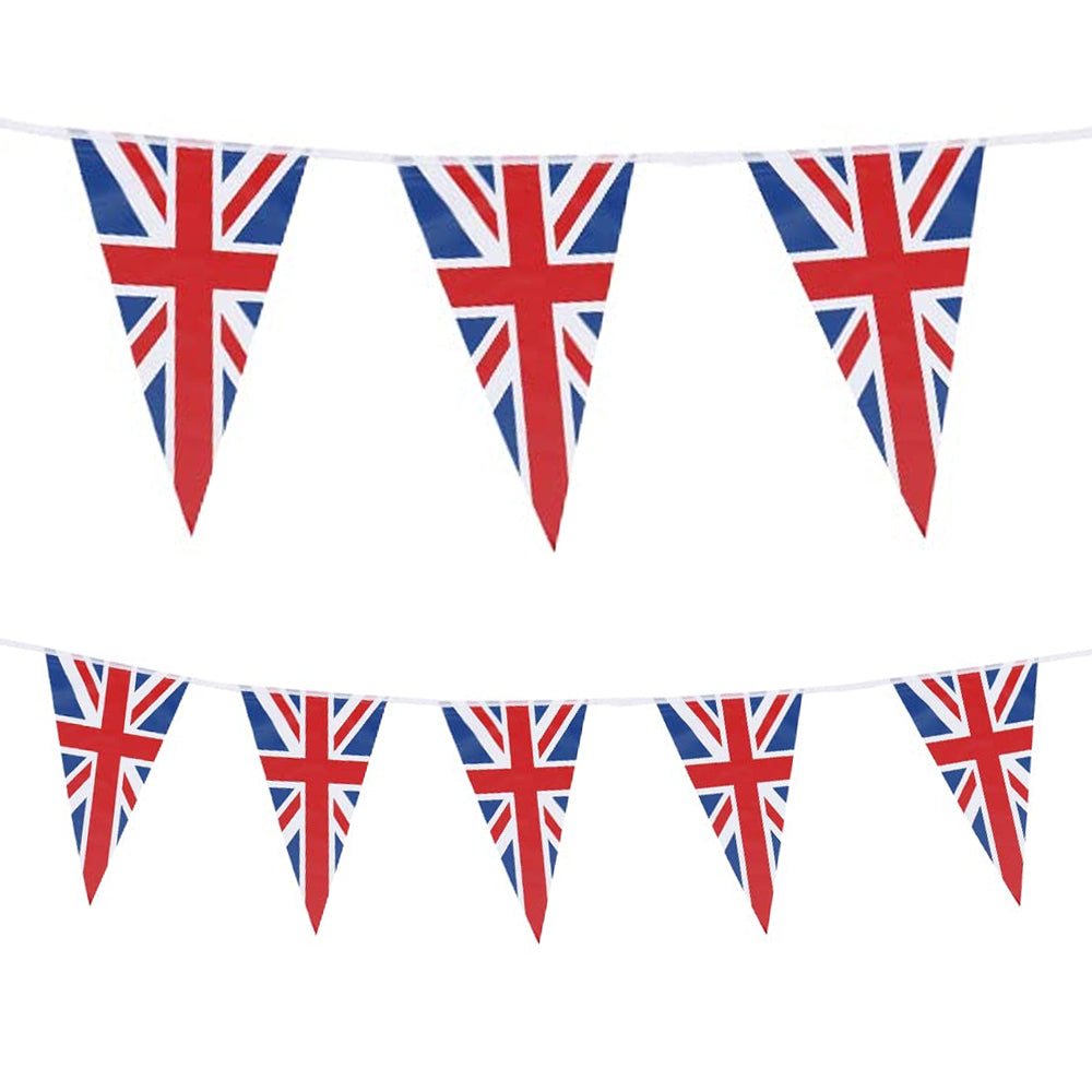 Giant British Union Jack Flag Bunting - 10m