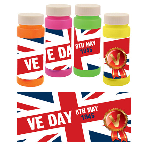 VE Day Bubbles - Pack of 8