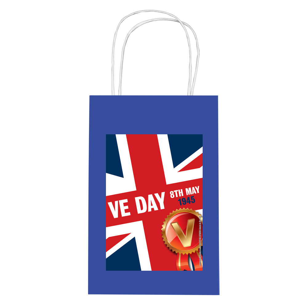 VE Day Paper Party Bags - Pack of 12