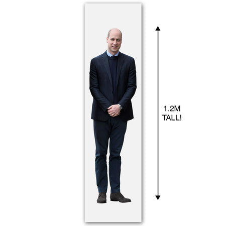 William, Prince of Wales Portrait Paper Wall & Door Banner Decoration - 1.2m