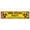 Zombie Biohazard Banner - 1.2m