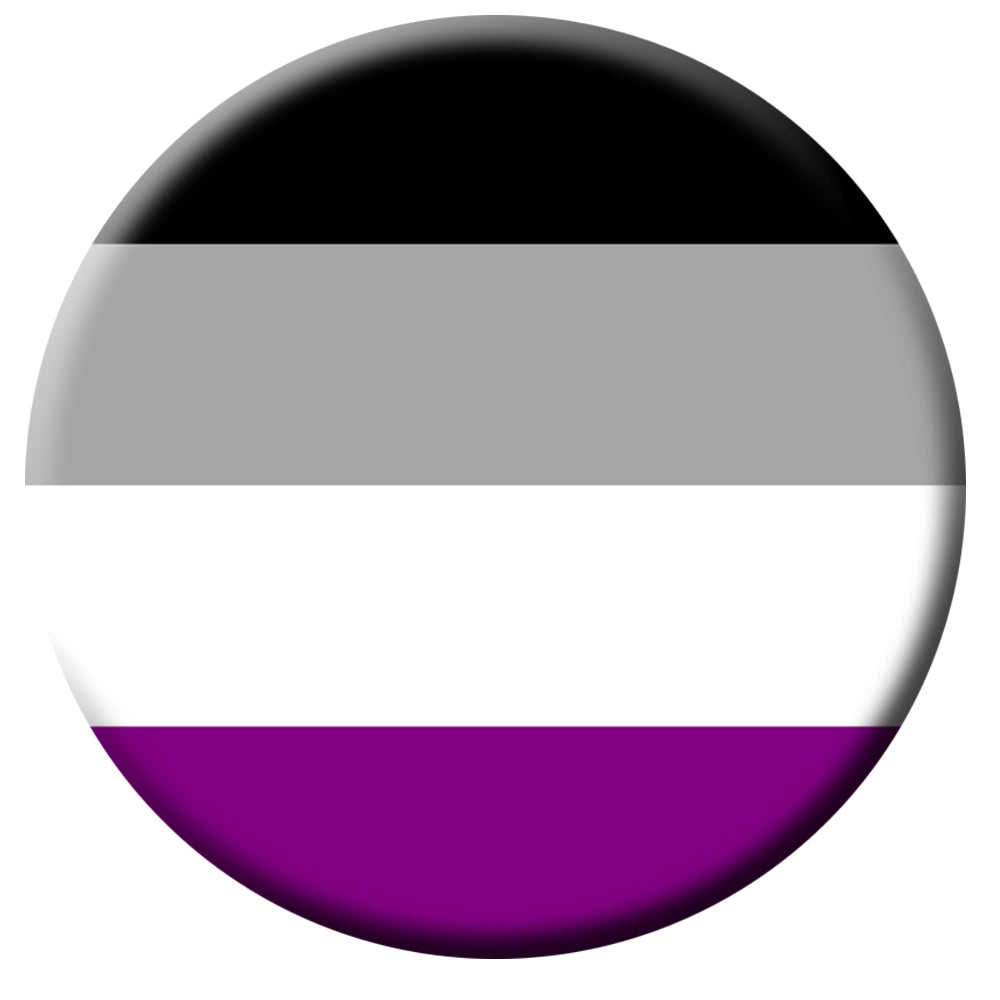 Asexual Pride Badge - 58mm - Each