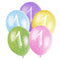 1st Birthday Latex Balloons - Assorted - 11